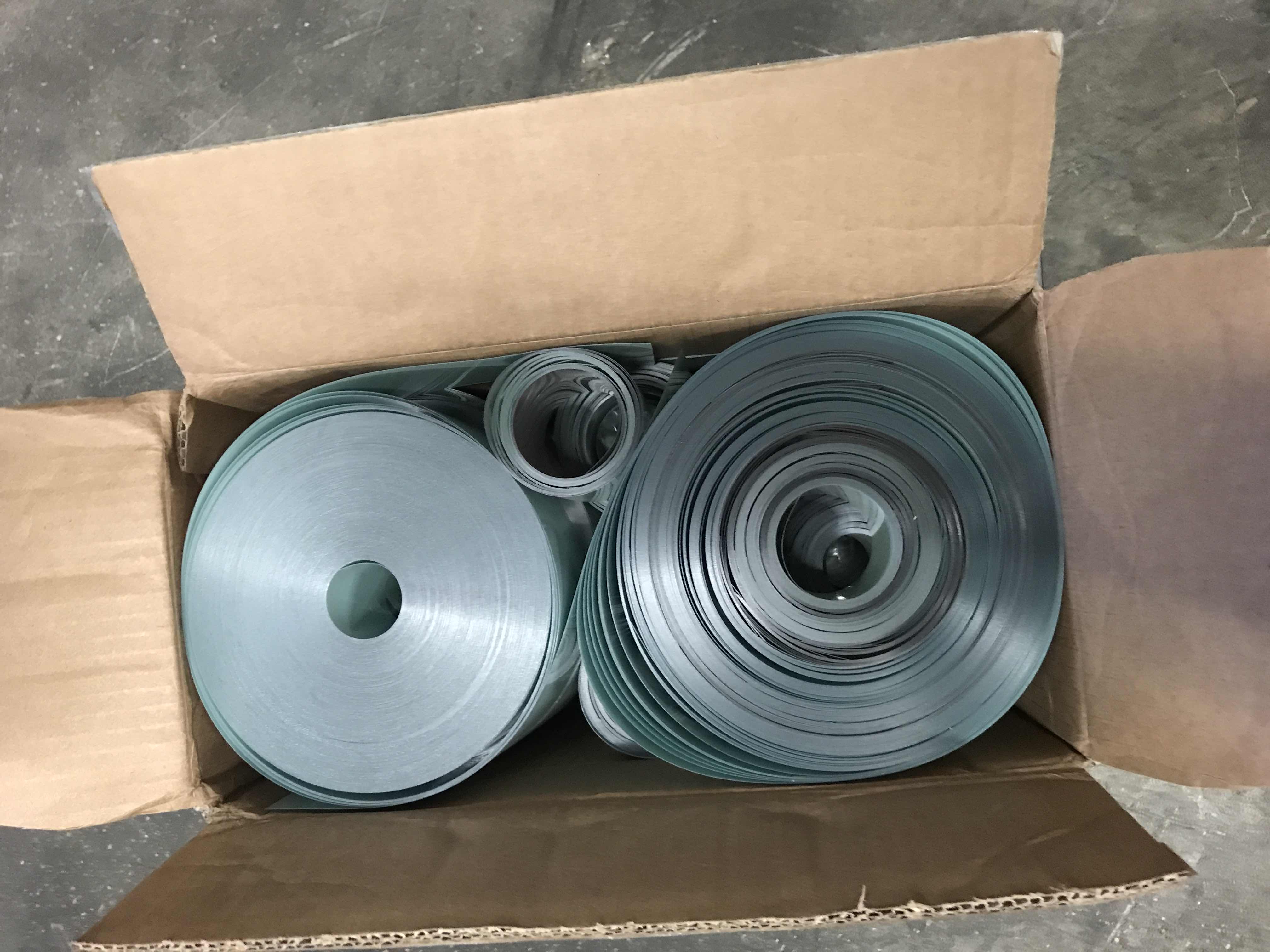 Undeveloped Industrial film rolls for recycling