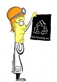 Schedule a pick-up for recycling x-ray film