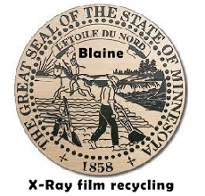 Blaine x-rays recycling Minnesota   County